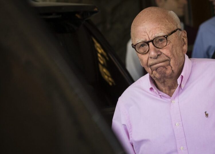 SUN VALLEY, ID - JULY 10: Rupert Murdoch, chairman of News Corp and co-chairman of 21st Century Fox, arrives at the Sun Valley Resort of the annual Allen & Company Sun Valley Conference, July 10, 2018 in Sun Valley, Idaho. Every July, some of the world's most wealthy and powerful businesspeople from the media, finance, technology and political spheres converge at the Sun Valley Resort for the exclusive weeklong conference.   Drew Angerer/Getty Images/AFP