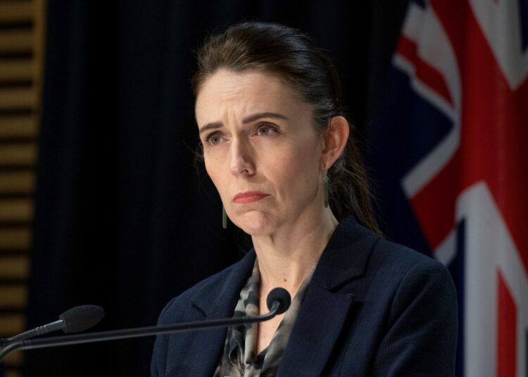 New Zealand's Prime Minister Jacinda Ardern speaks during a press conference in Wellington on September 4, 2021, following the country's first Covid-related death in six months and the day after an IS-inspired attacker injured six people in a knife rampage before being shot dead by undercover police. (Photo by Mark Mitchell / POOL / AFP) / POOL
 - POOL